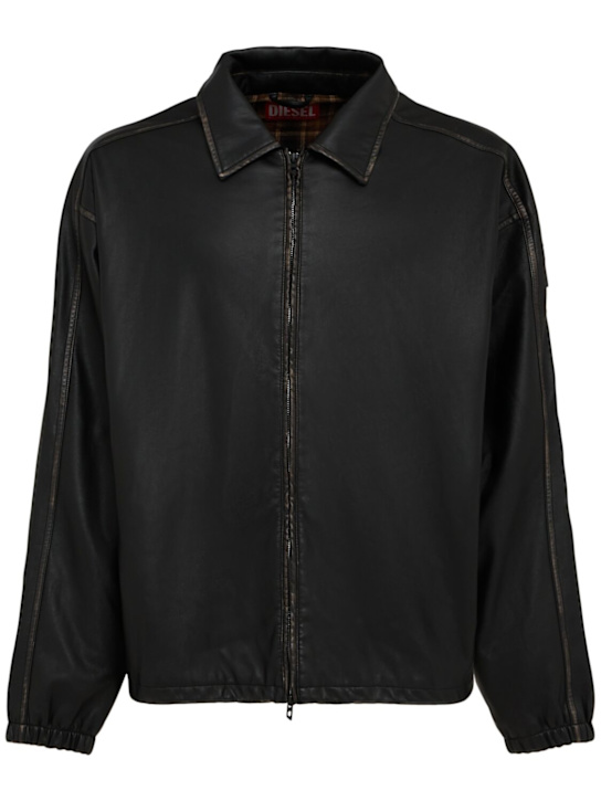 Diesel: J-ake zipped blouson - men_0 | Luisa Via Roma