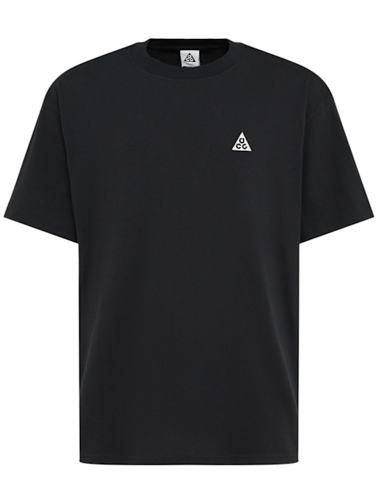 Nike: ACG short sleeve t-shirt - Black - men_0 | Luisa Via Roma