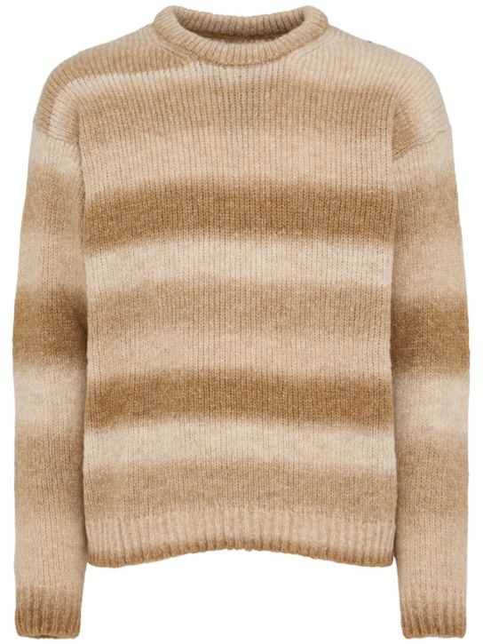 Family First: Faded striped crewneck sweater - men_0 | Luisa Via Roma