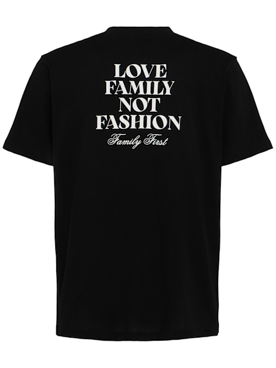 Family First: Logo cotton t-shirt - men_1 | Luisa Via Roma