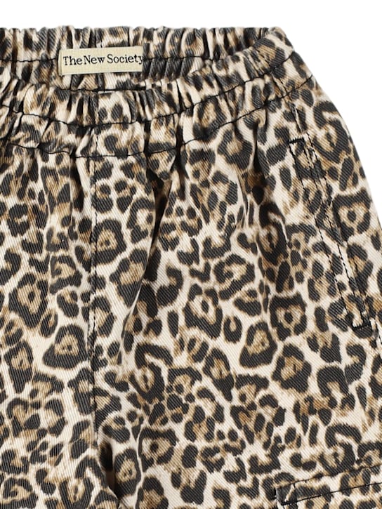 The New Society: Pantaloni in cotone stampato - Multicolore - kids-girls_1 | Luisa Via Roma