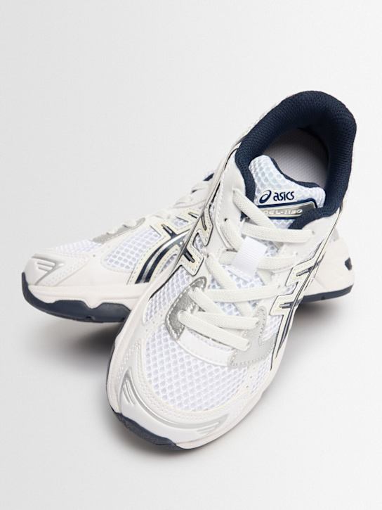 Asics: GEL-1130 lace-up sneakers - White/Black - kids-boys_1 | Luisa Via Roma