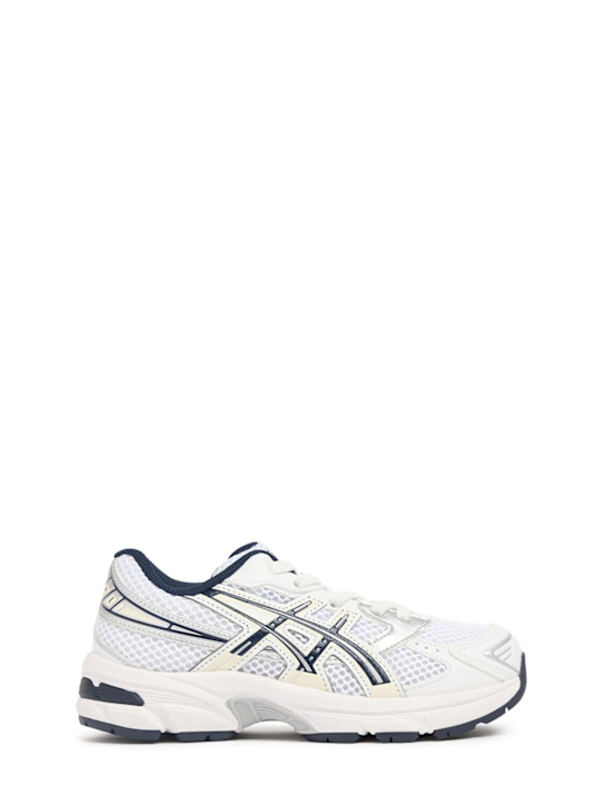 Asics: GEL-1130 lace-up sneakers - White/Black - kids-boys_0 | Luisa Via Roma