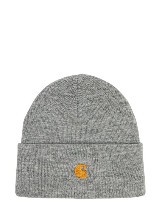 Carhartt WIP: Chase beanie - Grey - kids-boys_0 | Luisa Via Roma