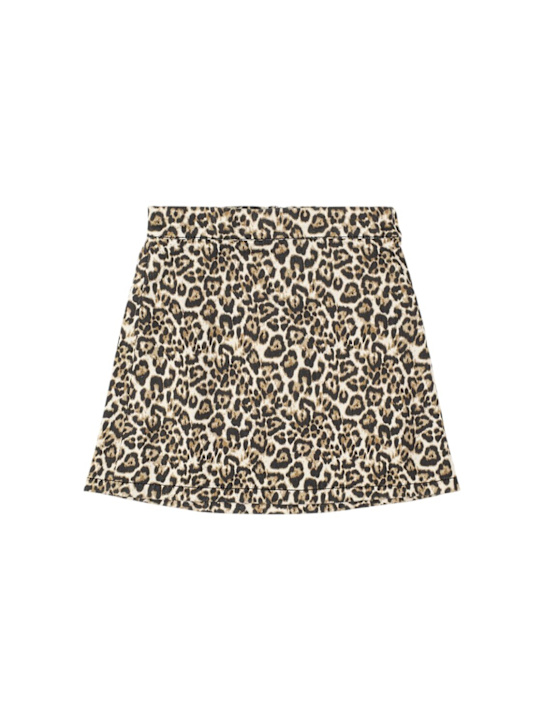 The New Society: Printed cotton dress - kids-girls_0 | Luisa Via Roma