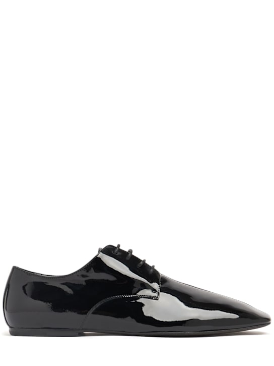 Dries Van Noten: Leather lace-up shoes - Black - men_0 | Luisa Via Roma