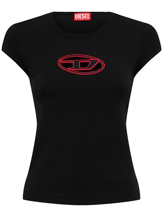Diesel: Camiseta de algodón - women_0 | Luisa Via Roma