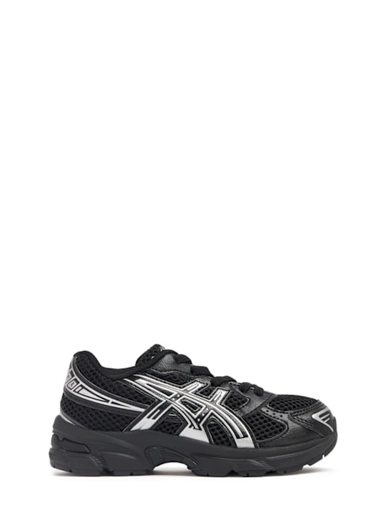 Asics: GEL-1130 lace-up sneakers - Black/Silver - kids-boys_0 | Luisa Via Roma