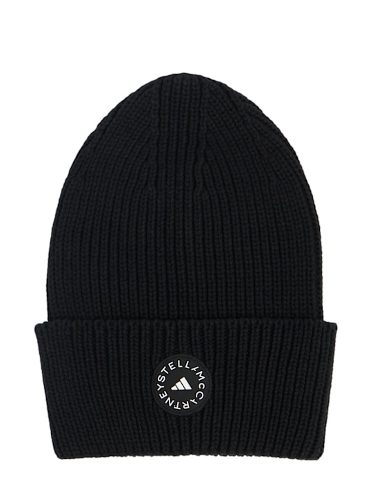 adidas By Stella McCartney: AMSC cotton blend beanie - women_0 | Luisa Via Roma