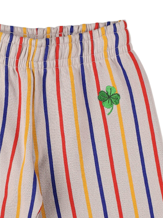 Mini Rodini: Striped organic cotton sweatpants - Multicolor - kids-boys_1 | Luisa Via Roma