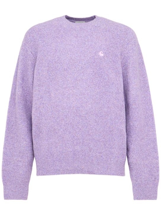 Carhartt WIP: 커티스 스웨터 - Tangled Phlox - men_0 | Luisa Via Roma