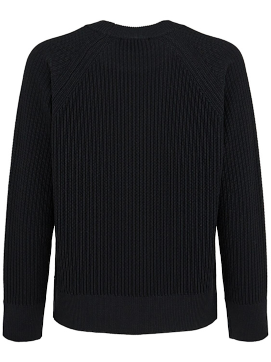 Laneus: Knit sweater - Nero/Black - men_1 | Luisa Via Roma