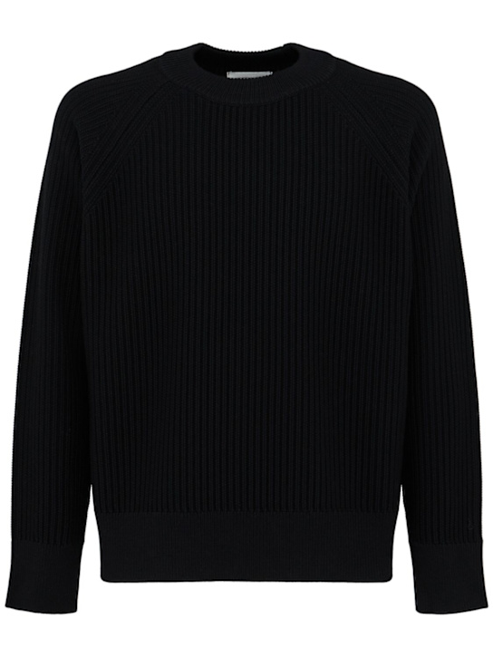 Laneus: Knit sweater - Nero/Black - men_0 | Luisa Via Roma