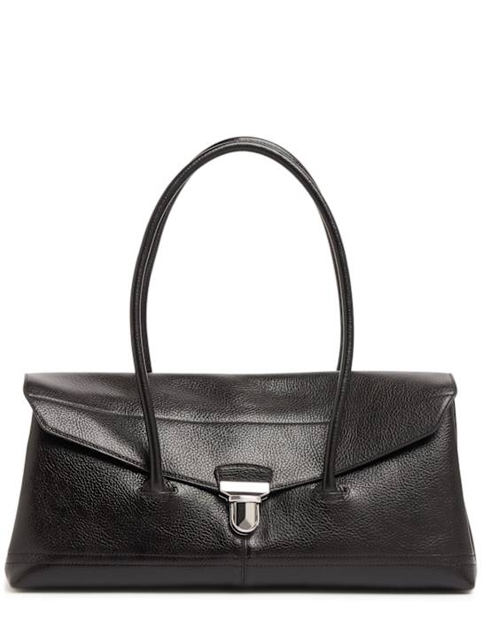 Lemaire: Gear leather shoulder bag - women_0 | Luisa Via Roma