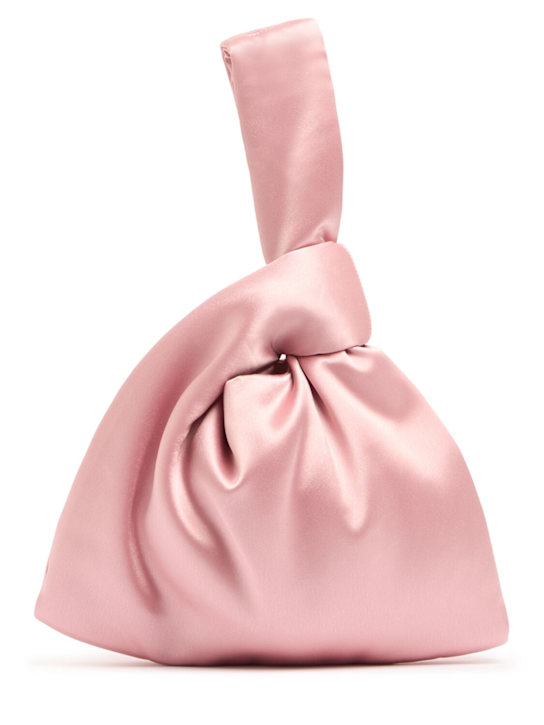 Nanushka: Jen satin top handle bag - Pink - women_0 | Luisa Via Roma