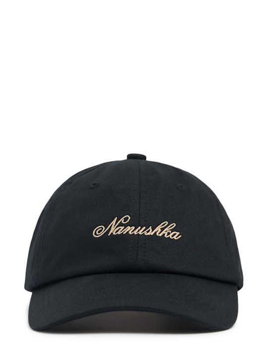 Nanushka: Val cotton cap - women_0 | Luisa Via Roma