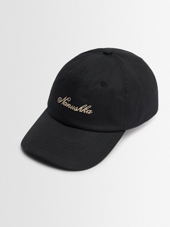 Nanushka: Val cotton cap - women_1 | Luisa Via Roma