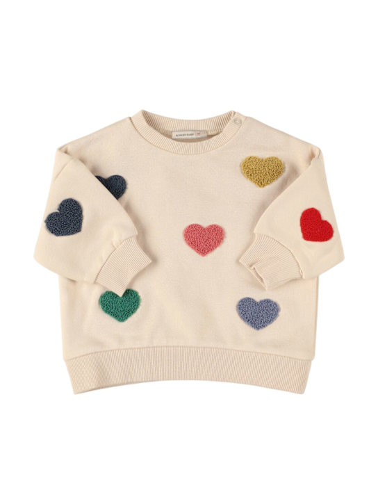 Konges Sløjd: Print cotton blend crewneck sweatshirt - マルチカラー - kids-girls_0 | Luisa Via Roma
