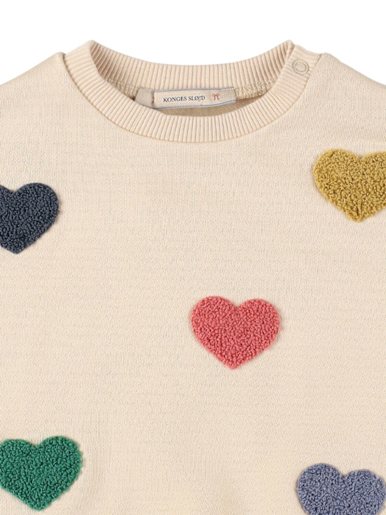 Konges Sløjd: Print cotton blend crewneck sweatshirt - マルチカラー - kids-girls_1 | Luisa Via Roma