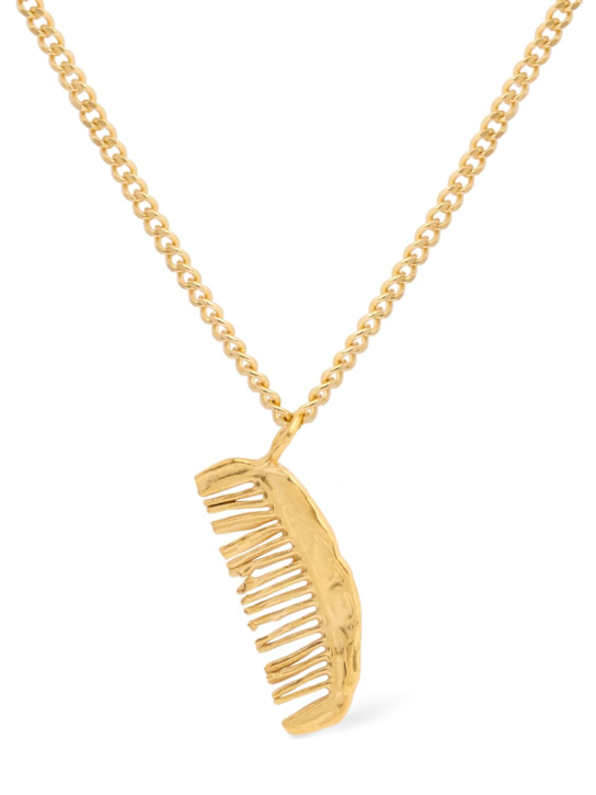 Simuero: Un Peine pendant necklace - Gold - women_0 | Luisa Via Roma