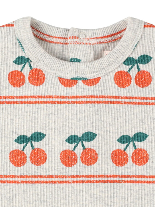 Tiny Cottons: Printed organic cotton t-shirt - Multicolor - kids-girls_1 | Luisa Via Roma