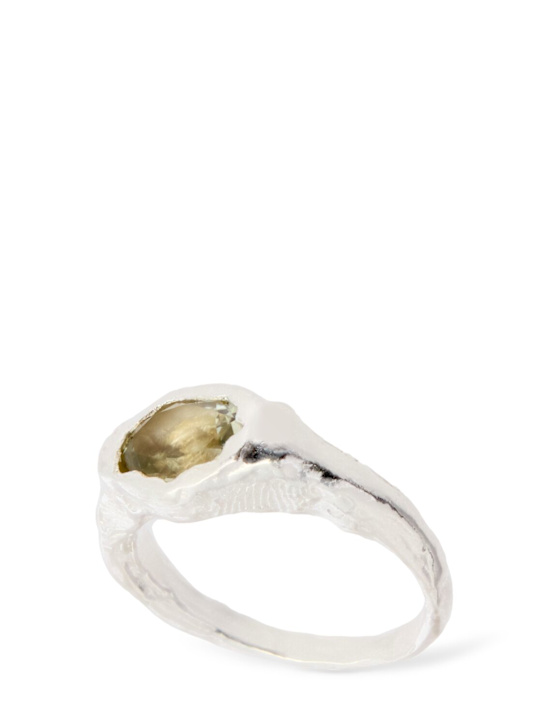 Simuero: Faro La Mola thin ring - Silver - women_0 | Luisa Via Roma
