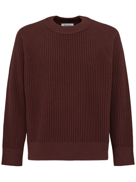 Laneus: Suéter de punto - Café - men_0 | Luisa Via Roma