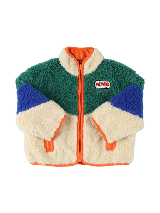Jellymallow: Poly teddy jacket - マルチカラー - kids-girls_0 | Luisa Via Roma