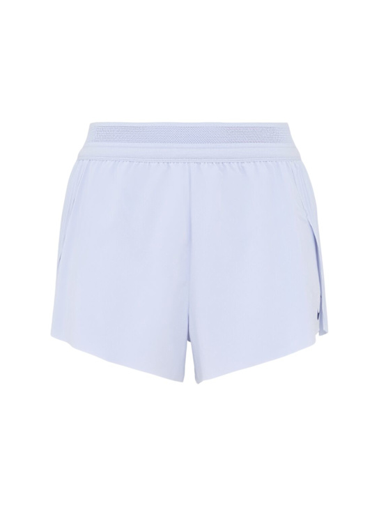 Nike: Shorts „Aero Swift Dry Fit 3##“ - Ghost/Blue Void - women_0 | Luisa Via Roma