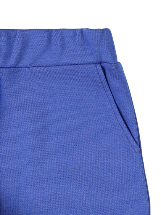 Marni Junior: Cotton sweatpants - Classic Bluette - kids-boys_1 | Luisa Via Roma