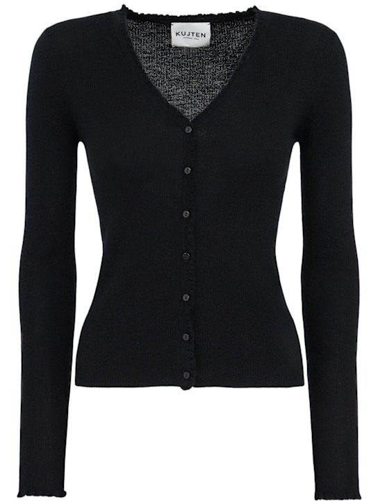 Kujten: Karli cashmere cardigan - women_0 | Luisa Via Roma