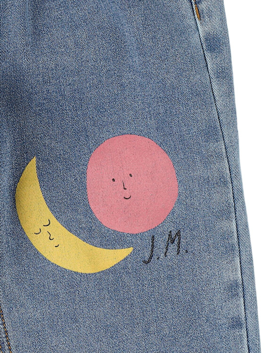 Jellymallow: Printed jeans - ブルー - kids-boys_1 | Luisa Via Roma