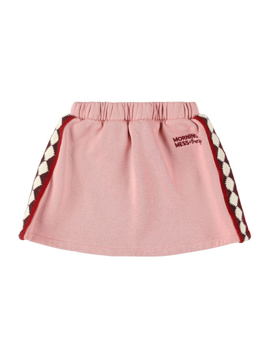 Morning Mess Therapy: Organic cotton skirt - ピンク - kids-girls_0 | Luisa Via Roma