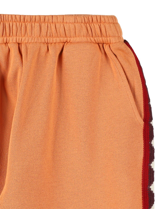 Morning Mess Therapy: Organic cotton sweatpants - ブラウン - kids-girls_1 | Luisa Via Roma