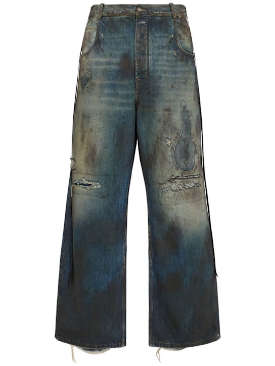 Ann Demeulemeester: Olan 5-pocket high comfort jeans - Vintage Blue - men_0 | Luisa Via Roma