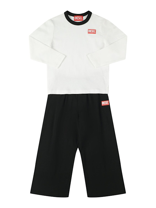 Diesel Kids: Jersey pajama t-shirt & pants - kids-boys_0 | Luisa Via Roma