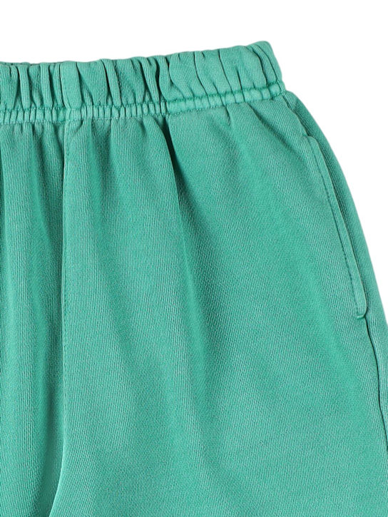 Jellymallow: Printed cotton sweatpants - Green - kids-boys_1 | Luisa Via Roma