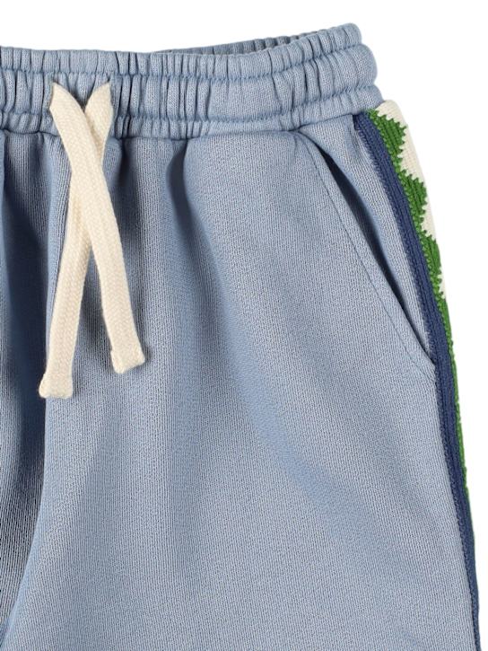 Morning Mess Therapy: 有机棉运动裤 - 浅蓝色 - kids-boys_1 | Luisa Via Roma