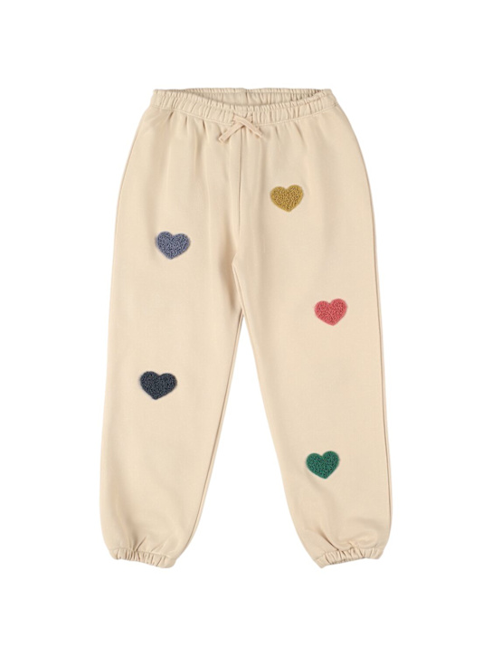 Konges Sløjd: Pantaloni in felpa di misto cotone con stampa - Multicolore - kids-girls_0 | Luisa Via Roma