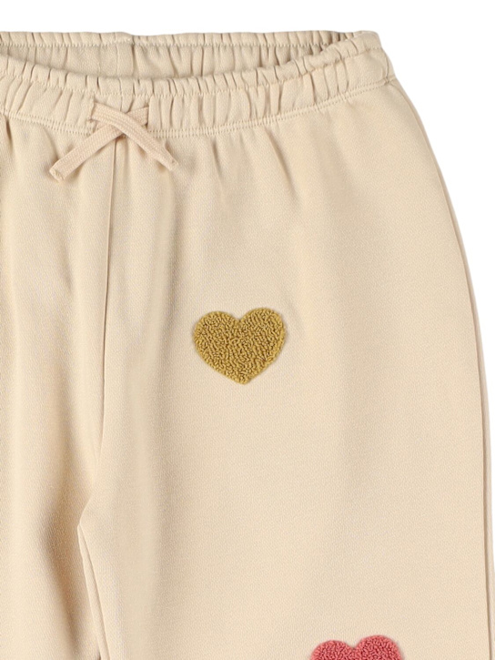 Konges Sløjd: Pantaloni in felpa di misto cotone con stampa - Multicolore - kids-girls_1 | Luisa Via Roma