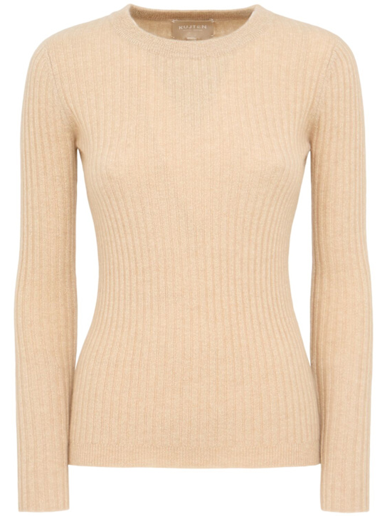 Kujten: Bibi fitted cashmere sweater - women_0 | Luisa Via Roma