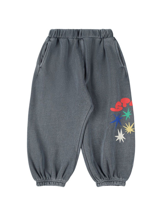 Jellymallow: Cotton sweatpants - ブルー - kids-girls_0 | Luisa Via Roma