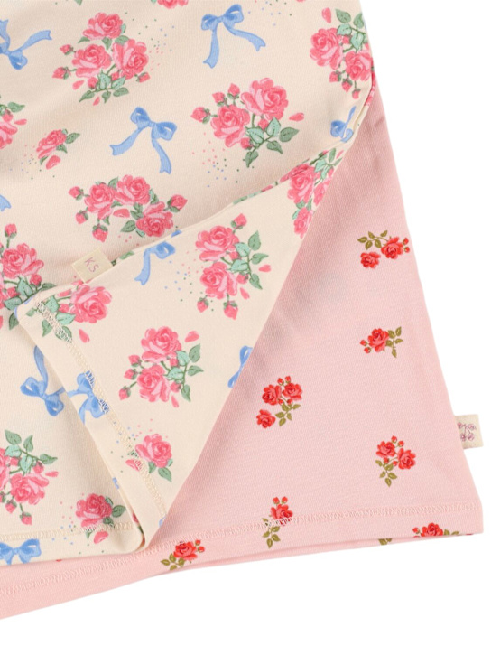 Konges Sløjd: Pack of 2 printed tank tops - マルチカラー - kids-girls_1 | Luisa Via Roma