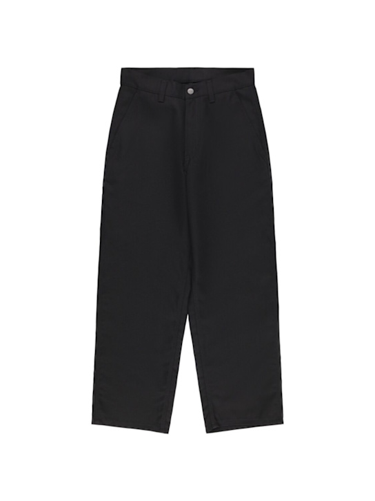 Carhartt WIP: Ray single knee twill pants - ブラック - kids-boys_0 | Luisa Via Roma