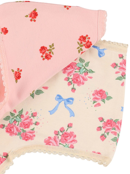 Konges Sløjd: Pack of 2 printed cotton blend briefs - マルチカラー - kids-girls_1 | Luisa Via Roma