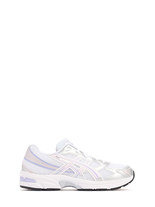 Asics: Sneakers GEL-1130 con lacci - Bianco/Rosa - kids-girls_0 | Luisa Via Roma