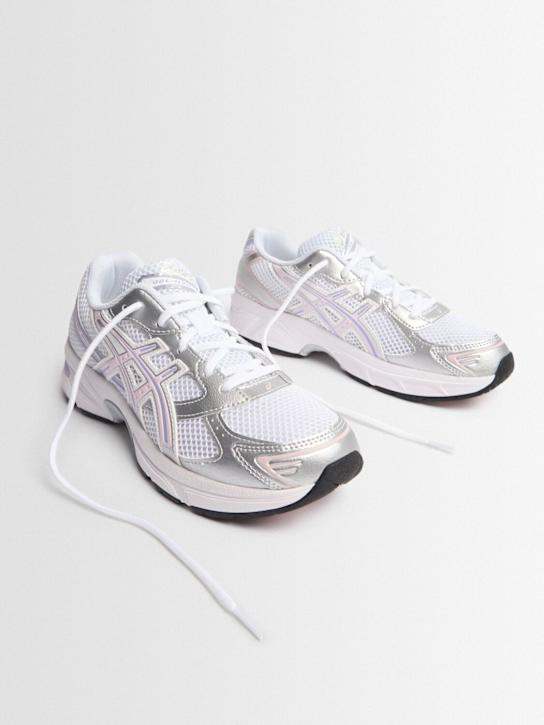 Asics: Sneakers GEL-1130 con lacci - Bianco/Rosa - kids-girls_1 | Luisa Via Roma