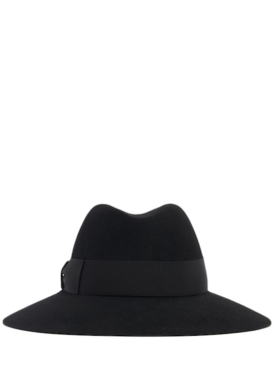 Borsalino: Claudette brushed felt hat - women_0 | Luisa Via Roma
