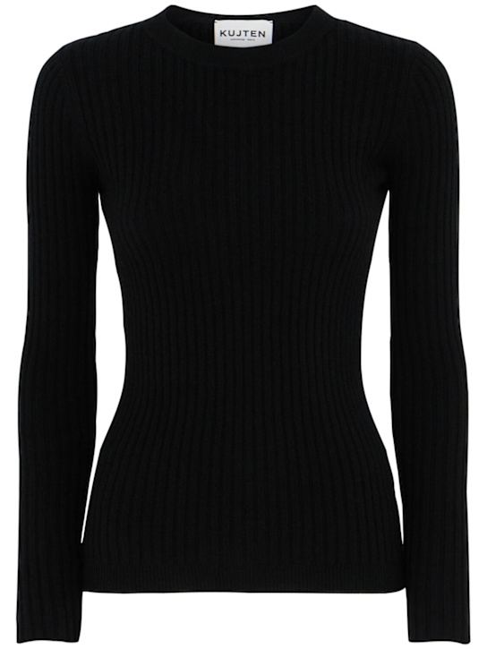 Kujten: Bibi修身羊绒毛衣 - women_0 | Luisa Via Roma