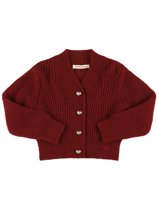 The New Society: Knit cardigan - マルチカラー - kids-girls_0 | Luisa Via Roma